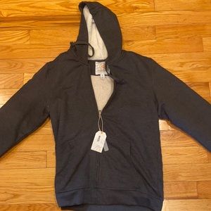 Sherpa lined fleece jacket